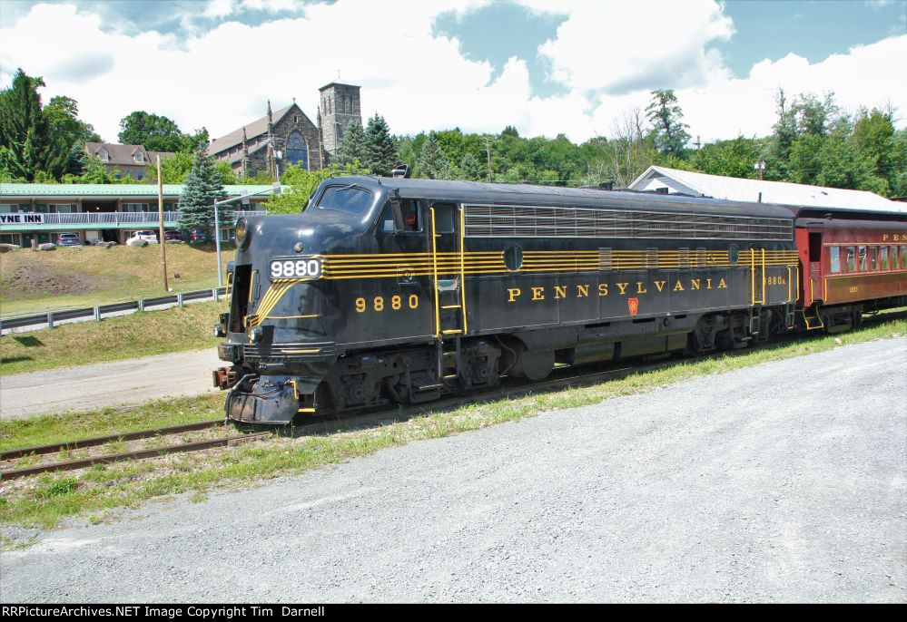 PRR 9880 leaving at noon.